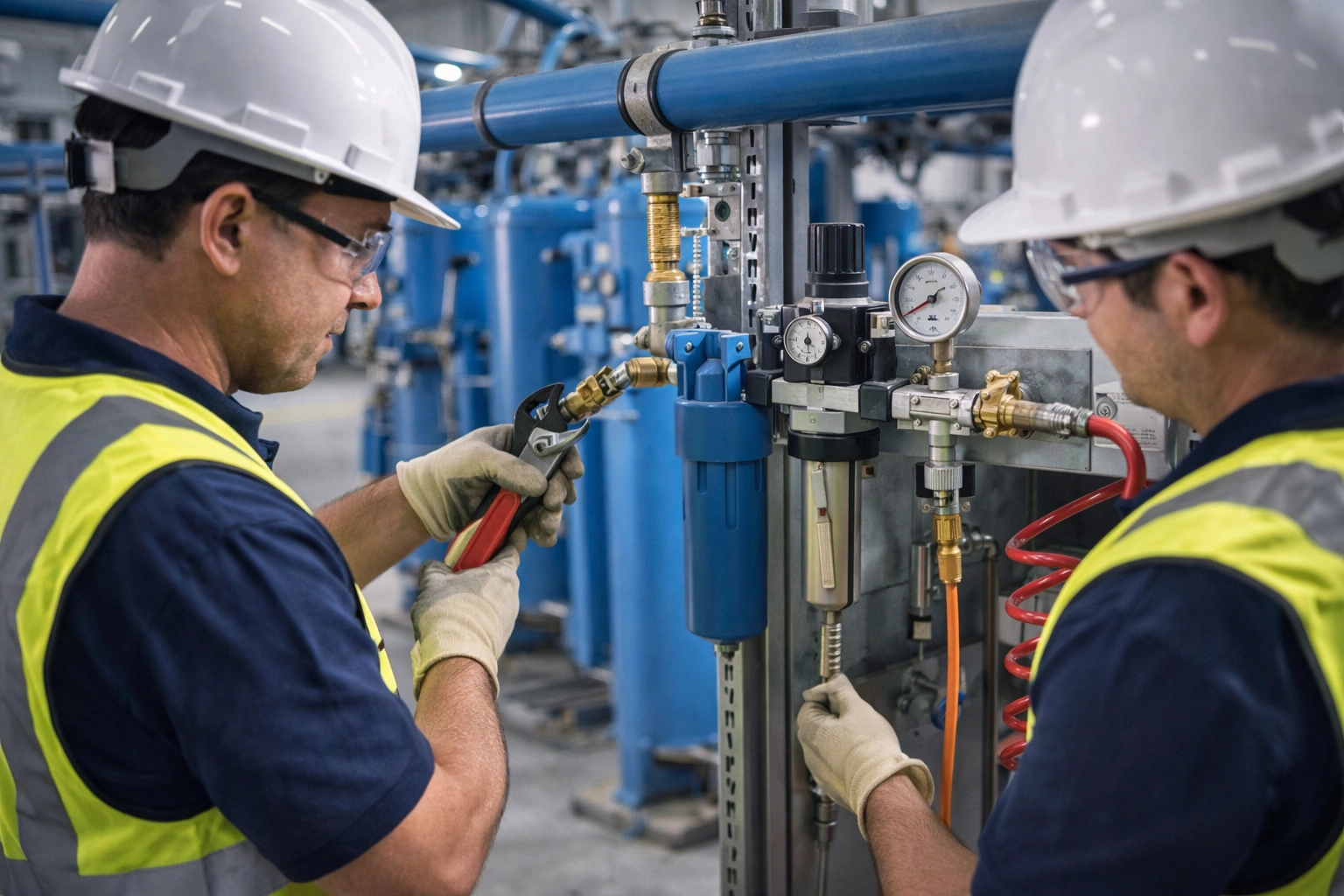 Air Pneumatic System Installation