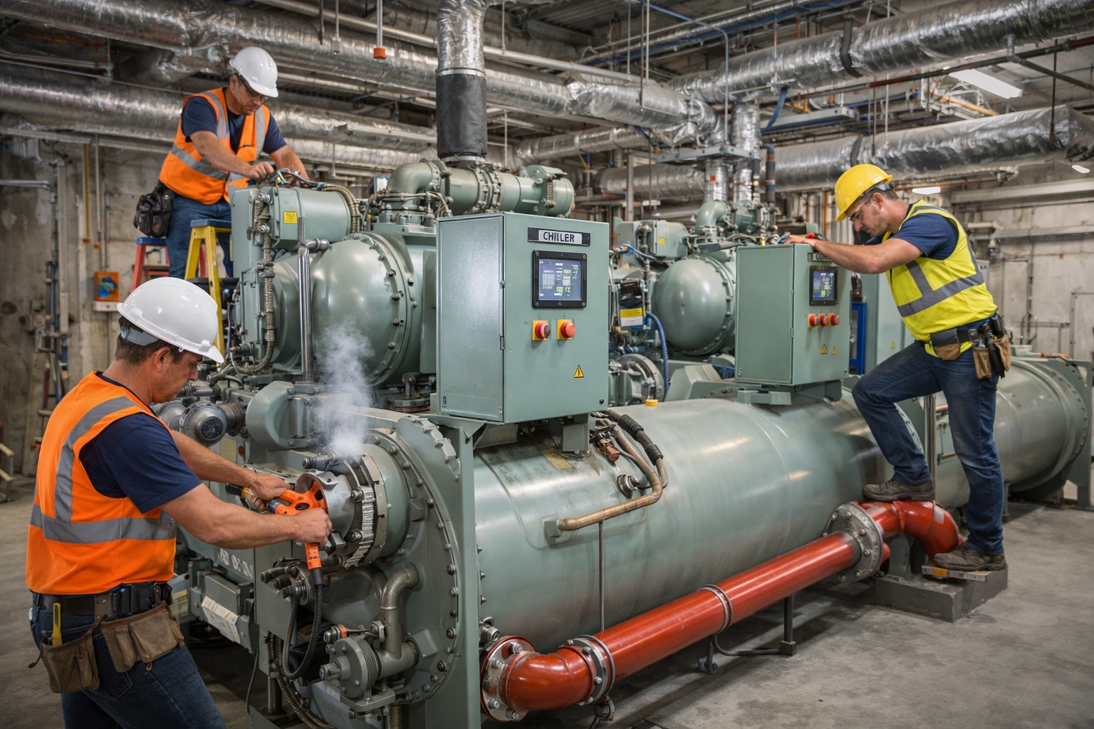 Centrlis Chillers Plant System Installation