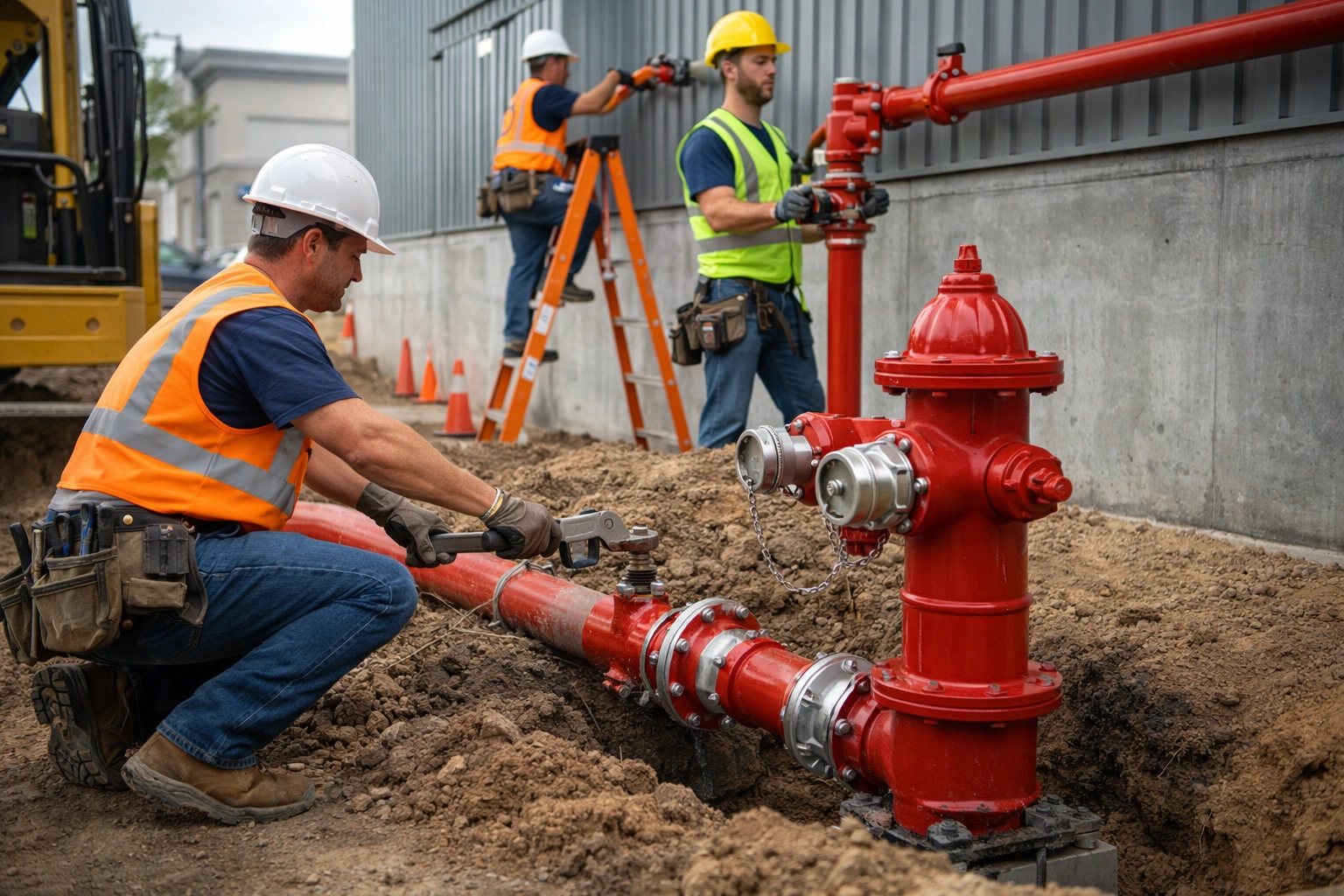 Fire Hydrant System Installation