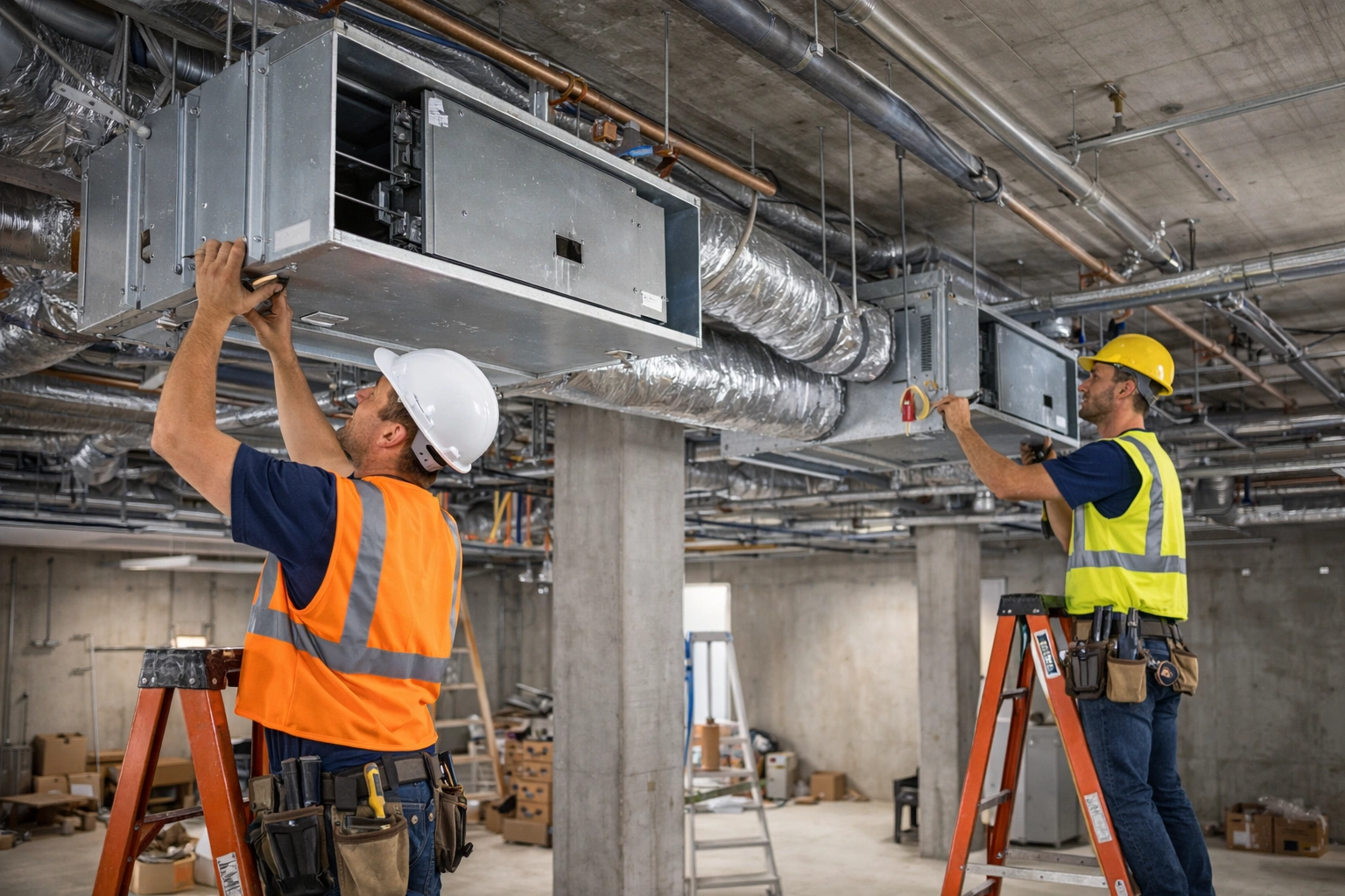 HVAC FCU System Installation
